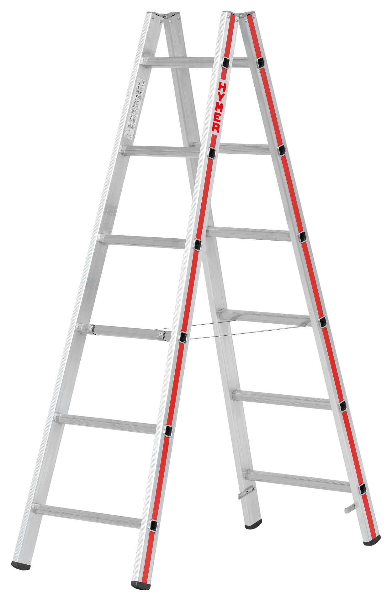 Hymer Sprossenstehleiter 4023, beidseitig begehbar - Topleiter