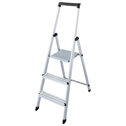 euroline 618 Alu - Haushaltsleiter mit Sicherheitsbrücke - Topleiter