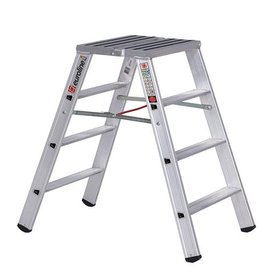 euroline PREMIUM line DIY Alu - Stufentritt, beidseitig 30581 - Topleiter