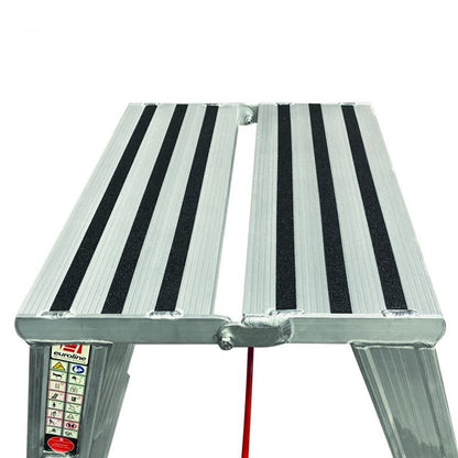 euroline PREMIUM line DIY Alu - Stufentritt, beidseitig 30581 - Topleiter