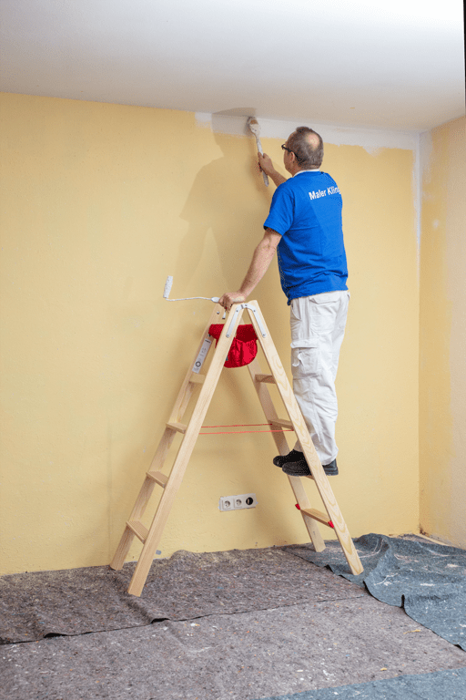 Hymer Holz - Stufenstehleiter 71499, beidseitig begehbar - Topleiter