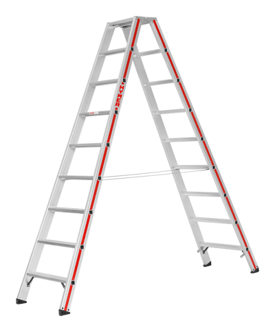 Stufenstehleiter 8024, beidseitig begehbar - Topleiter