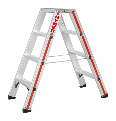 Stufenstehleiter 8024, beidseitig begehbar - Topleiter