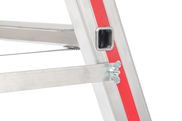 Stufenstehleiter 8224 mit Rollen, beidseitig begehbar - Topleiter