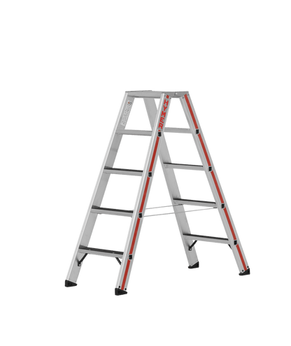 Stufenstehleiter 8624 R13, beidseitig begehbar - Topleiter