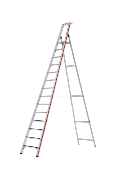 Stufenstehleiter 8626 R13 mit Plattform, einseitig begehbar - Topleiter